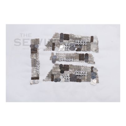 Aileen Coin Embroidery - Ornamented with a multitude of beads