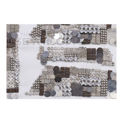 Aileen Coin Embroidery - Ornamented with a multitude of beads