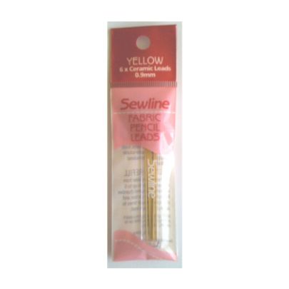 Sewline Mechanical Fabric Pencil Yellow Refill Leads 6 pack