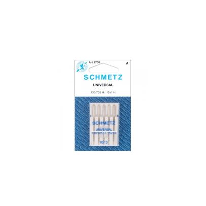 Schmetz Universal Needle Sewing Machine Needles 5 Pack 130/705 H (70/10) 