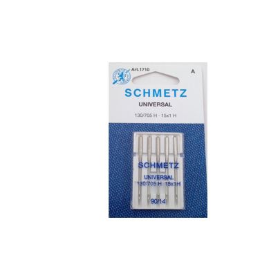  Schmetz Universal Needle Sewing Machine Needles 5 Pack 130/705 H (90/14) 