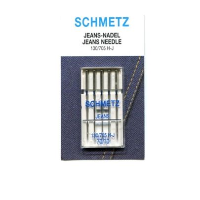 Schmetz Jeans Sewing Machine Needles 5 Pack 130/705 H-J (70/10) 