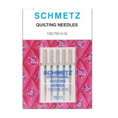 Schmetz Quilting Sewing Machine Needles 5 Pack 130/705 H-Q (75/11) 