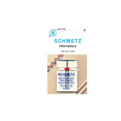 Schmetz Universal Twin Needle Sewing Machine Needles 130/705 H ZWI (3,0/90) 