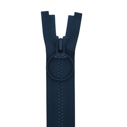 18cm YKK Vislon Sports Open End Zip in Navy