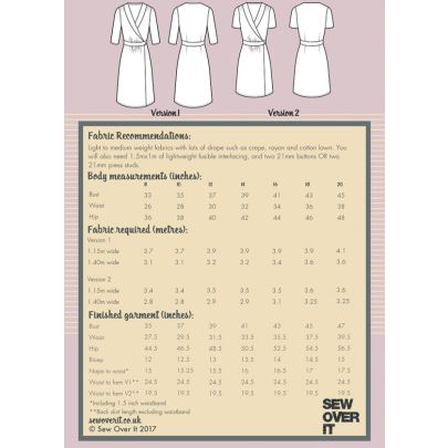 1940s Wrap Dress- Sew Over It Pattern