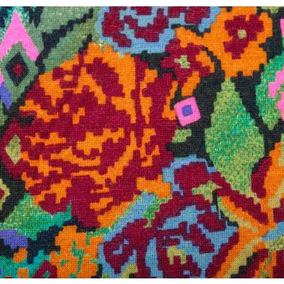 Multicoloured Rayon Fabric