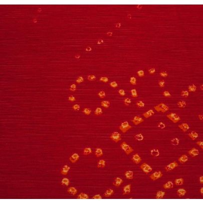 Vintage Jasper Conran Red Print Fabric