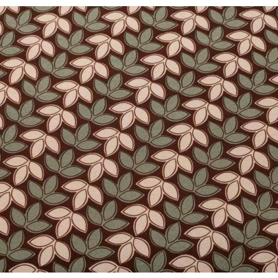 100% Rayon Leaf Print Jersey