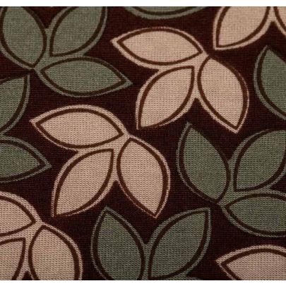 100% Rayon Leaf Print Jersey