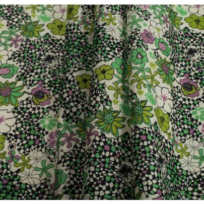 Liberty Art Fabric Green Florals