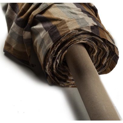 100% Polyester Yarn Dyed Brown Stripes Fabric