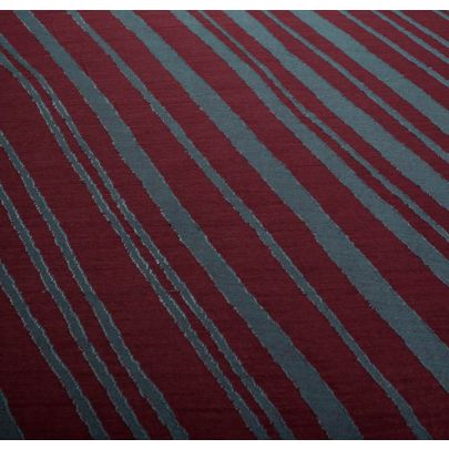 100% Cotton Jersey Slub Red and Blue Fabric