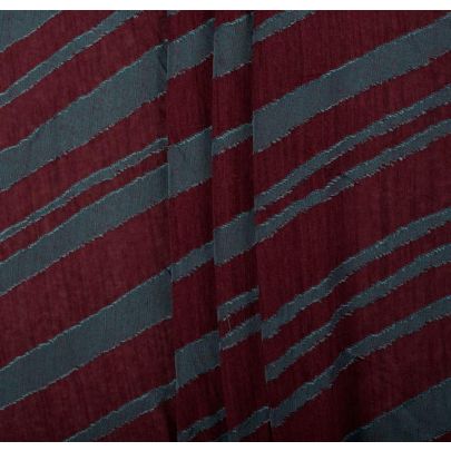 100% Cotton Jersey Slub Red and Blue Fabric