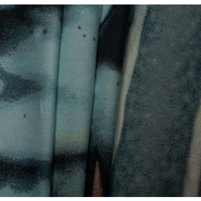 100% Cotton Twill PP Printed Blue Fabric