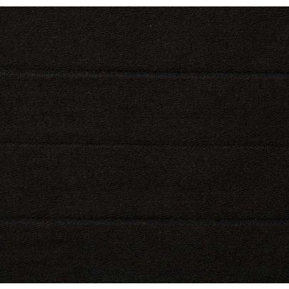 Poly Wool Black Fabric