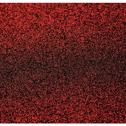 Polyester Foil Print Red Fabric