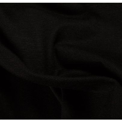 Rayon Elastane Black Fabric