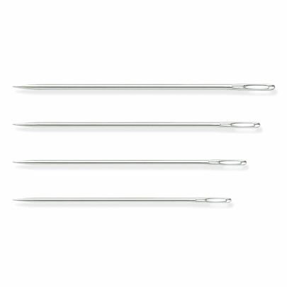 Milward Assorted Short Darner Hand Sewing Needles 12 Pack Size (3/9) 