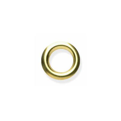 Milwards Eyelets: Brass: Gold: 5.5mm: 24 Pieces 