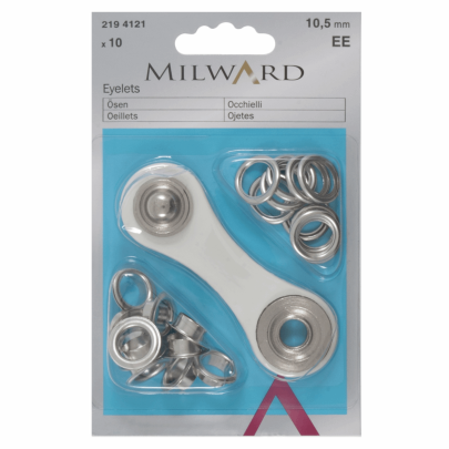 Milward Brass: Silver: 10.5mm: 10 Pieces 