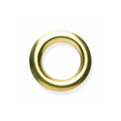 Milwards Eyelets: Brass: Gold: 10.5mm: 10 Pieces