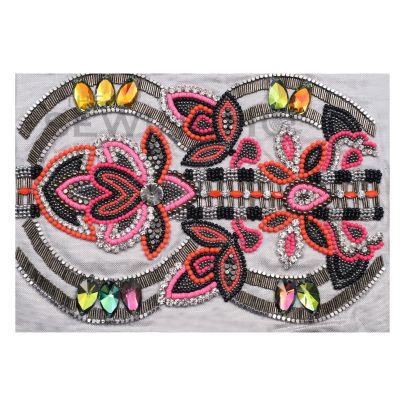 Alfie Embroidery - beaded craftsmanship with this exceptional hand embroidery