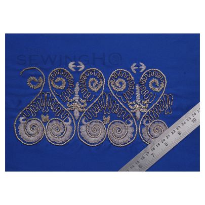 Aniya Fusion Embroidery - exquisite needlework is a fusion of yarn and metal wires