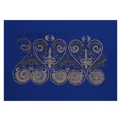 Aniya Fusion Embroidery - exquisite needlework is a fusion of yarn and metal wires