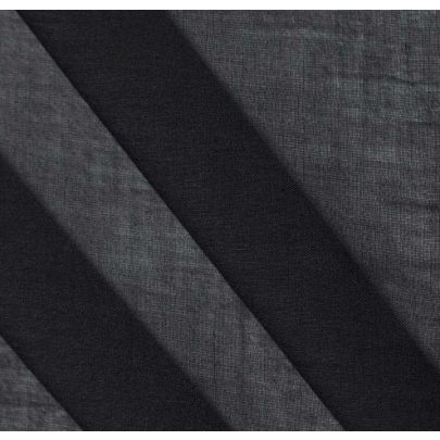 Black Cotton Voile