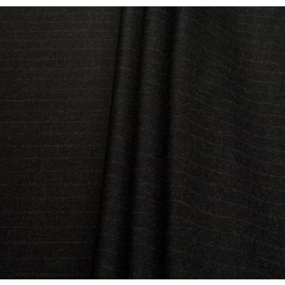 WOOL CASHMERE BLEND PIN STRIPE FABRIC