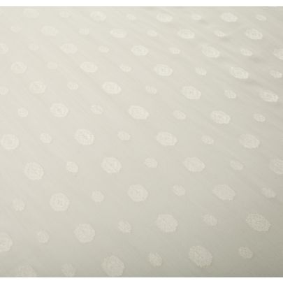 White Polyester Jacquard Fabric