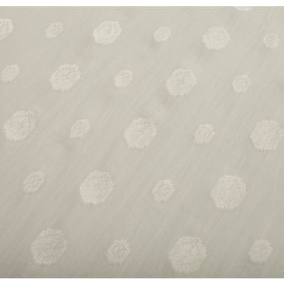 White Polyester Jacquard Fabric