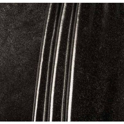 100% Polyester Metallic Foil Printed Silver Fabric