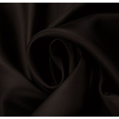 100% Polyamide Satin Weave Black Fabric