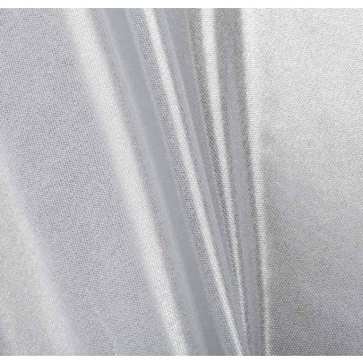 Poly Foil White Fabric