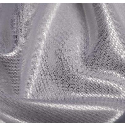 Poly Foil White Fabric