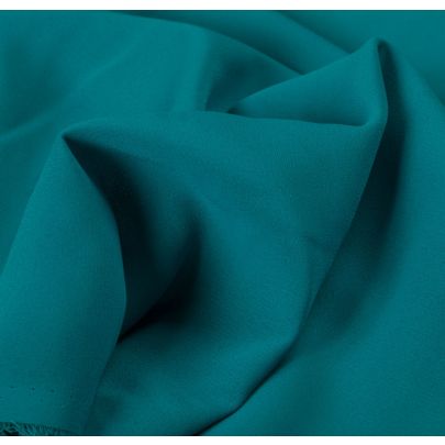 Polyester Georgette Blue Fabric