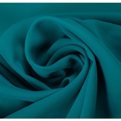 Polyester Georgette Blue Fabric