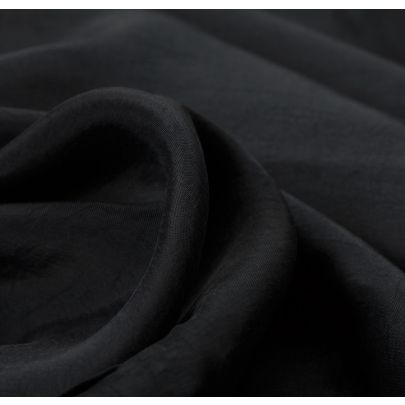 100% Silk Navy Fabric