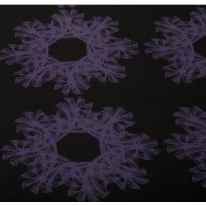 Vintage Jasper Conran 'Spiro' on silk crepe 