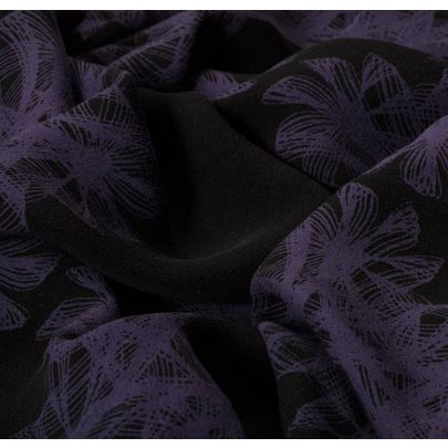 Vintage Jasper Conran 'Spiro' on silk crepe 