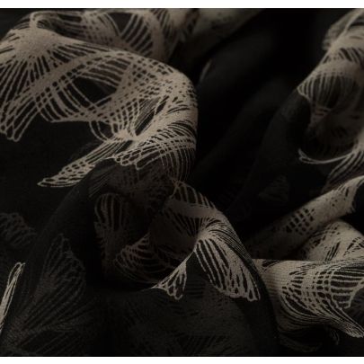 Vintage Jasper Conran 'Spiro' on silk crepe (sold as 1.35m piece)