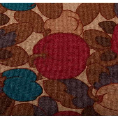100% Rayon Jersey - Autumn Fruits Print Fabric