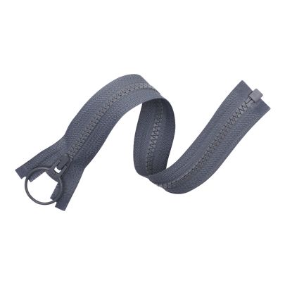 YKK Vislon Sports Open End Zip- Grey 30cm