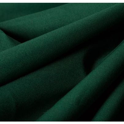 Cotton Poly Blend Green Fabric