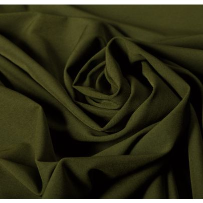 Rayon Elastane Green Fabric