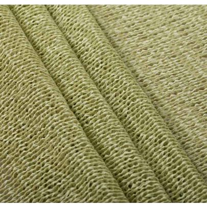 100% Polyamide Mesh Green Fabric