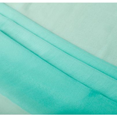 100% Silk Green Fabric