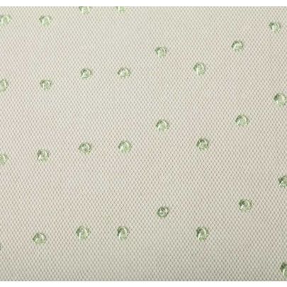 100% Tulle Mesh Green Fabric